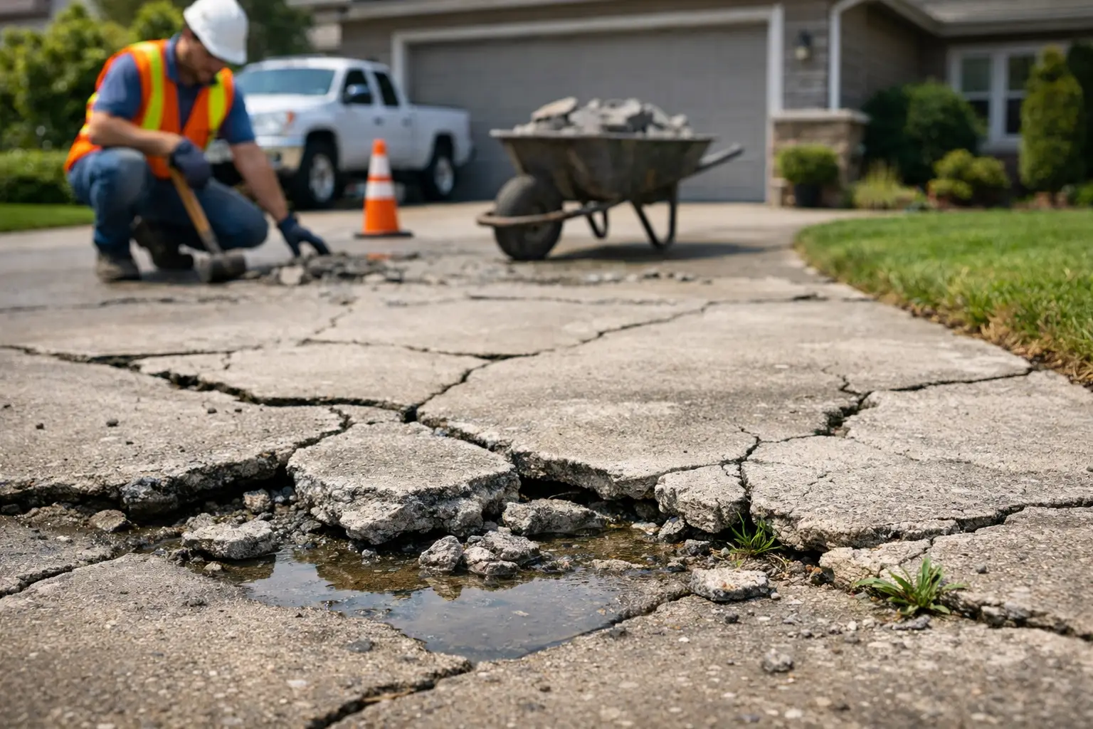 When to Replace a Concrete Driveway: 7 Signs