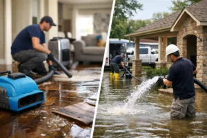 Water Restoration Examples for Texas Properties